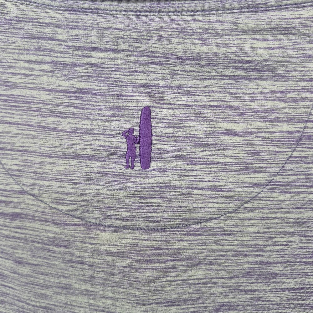 Johnnie-O Polo Shirt Mens XXL Featherweight Performance MLB Rockies Purple - Picture 8 of 10